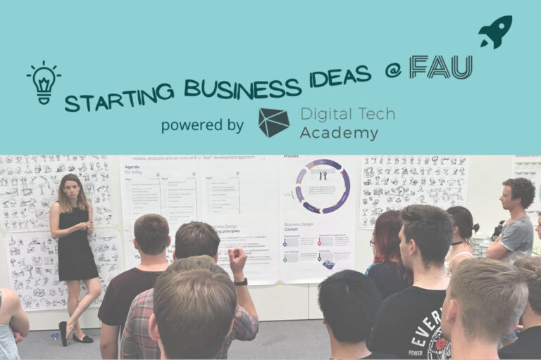 Starting Business Ideas @ FAU: Series of workshops for start-ups