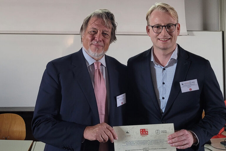 WiSo-Research Paper awarded at the EIASM-Conference